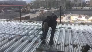 Ironworker shooting studs