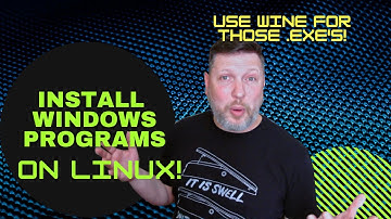 How to Install Windows Programs on Linux!  Using Wine to install .exe files in Linux