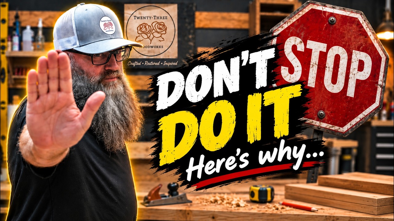 5 Reasons You Should NOT Start A Woodworking Business