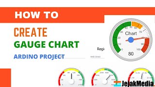 Cara membuat chart gauge menggunakan google chart pada IoT kontrol suhu (firebase data)