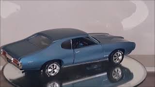 Ertl American Muscle 118 1969 Pontiac Gto Diecast Model Car Review