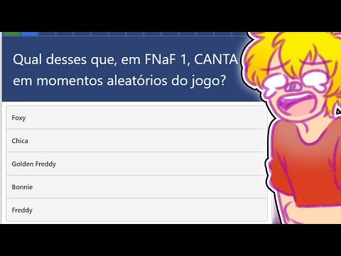 Quiz de FNAF 1, 2, 3, 4 y SL (¿Dificil?)