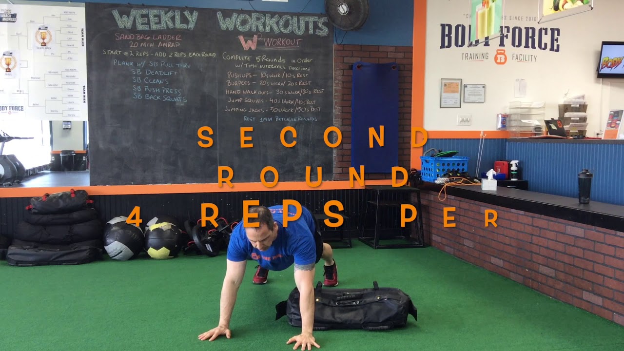 Sandbag Ladder 15 Apr 19