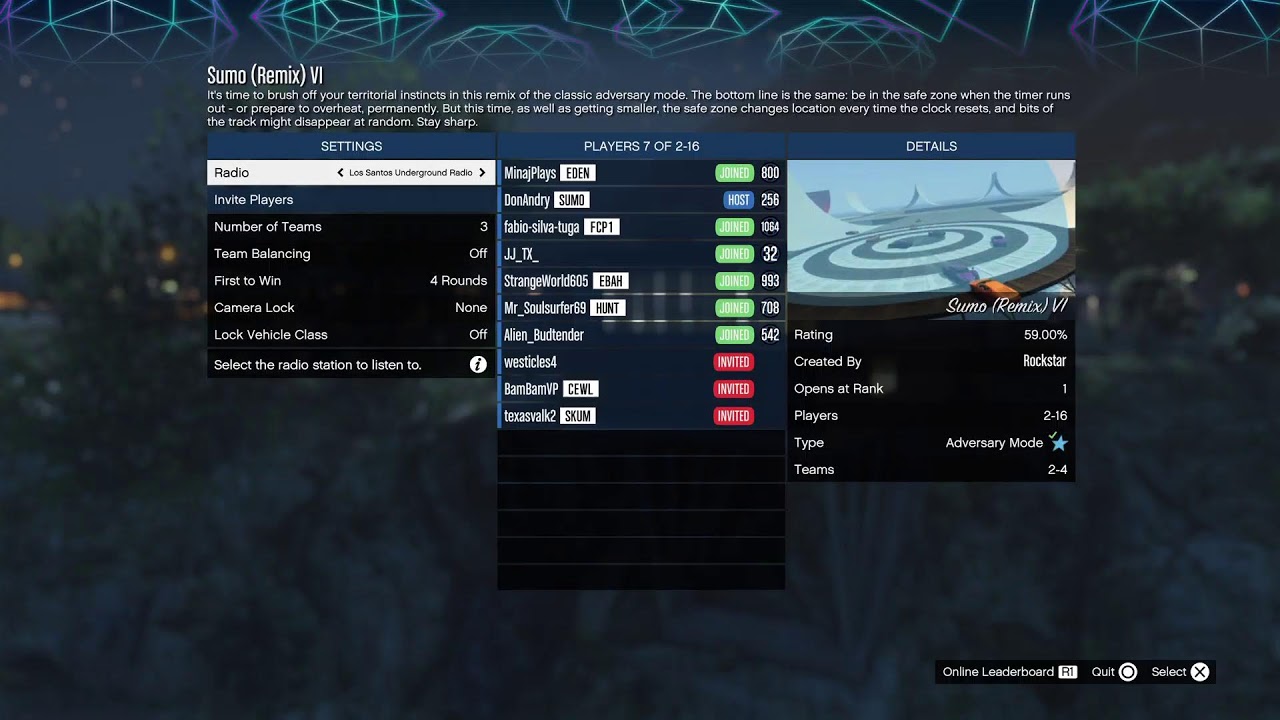 GTA 5 Online  |sumo remix | Modded Cars | Heist