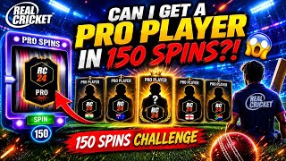 🔥 Can I Get a PRO Player in 150 Spins?! 😱 | Real Cricket PRO Spin Challenge  screenshot 1