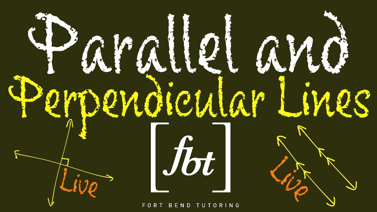 🔵 Writing Linear Equations: Parallel and Perpendicular Lines Live [fbt ...