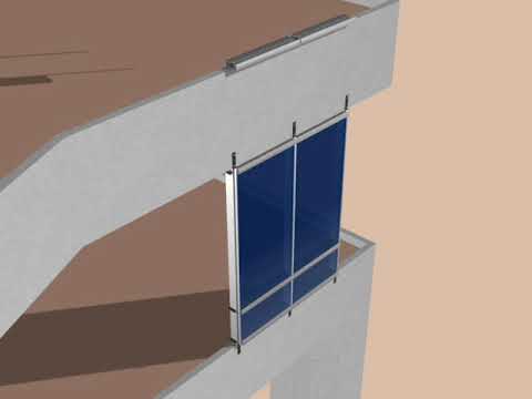 How to Install Aluminum Curtain Window II Facade work II Aluminum Installation Animation Movie