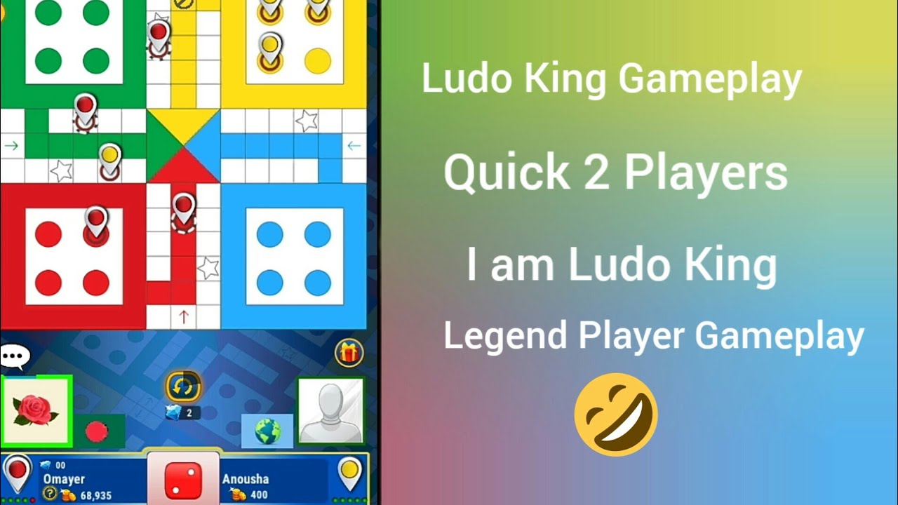 Ludo Game In 2 Players, Ludo King Gameplay Online