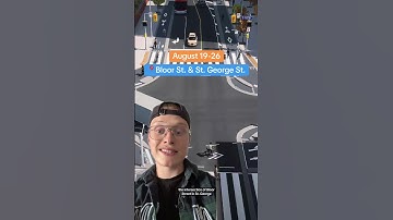 A major Toronto intersection will be shut down for this entire week #toronto #traffic #construction