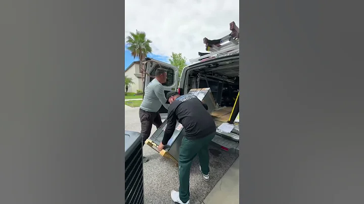 Goodman 3 Tons 15 SEER Heatpump R32 #hvac #r32 #acrepair #airconditioner #florida #action #beach