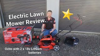 Bunnings Ozito Battery Lawn Mower - Metal Base, 18-inch Cut by Adam Booth 7,199 views 9 months ago 4 minutes, 47 seconds