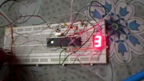 My first Pic Project using pic18f452