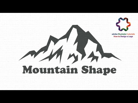 Create A Mountain Logo Design In Adobe Illustrator Flat Design