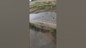Importance Clean Culvert Clogged Drain On Street #unclog #clean #drain #shorts