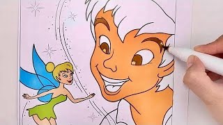 "Magical Tinker Bell & Peter Pan Coloring Fun!" | Coloringpages