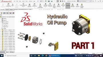 Hydraulic Oil Pump Design | Part 1 | Design in Solidworks #solidworkstutorial #assembly #3ddesign