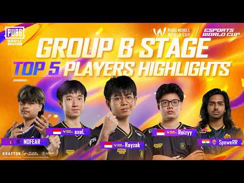Group B Top 5 Player Highlights | PMWC at EWC 26