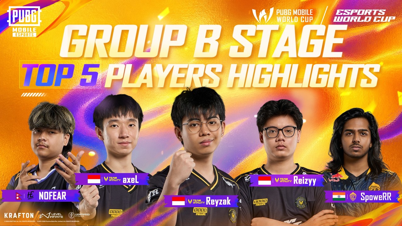 Group B Top 5 Player Highlights | PMWC at EWC 26