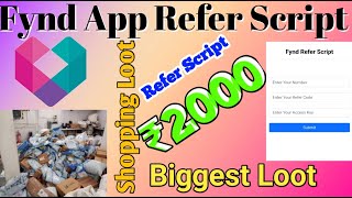 Fynd App Unlimited Trick ! fynd 2000 free shopping ! refer and shop ! fynd refer bypass trick screenshot 4