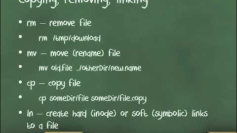Basic Unix commands