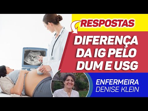 Enfermeira Online - Diferença da Idade Gestacional (IG) pelo DUM e pelo USG