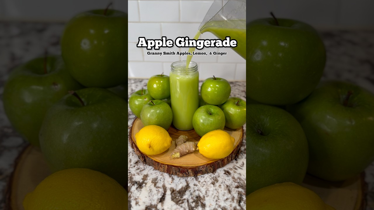 Apple Gingerade🧃Would you try this? If so, take notes 📝 you’ll want to save this recipe for later!