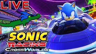 Playing the Sonic Racing: Crossworlds Beta Live