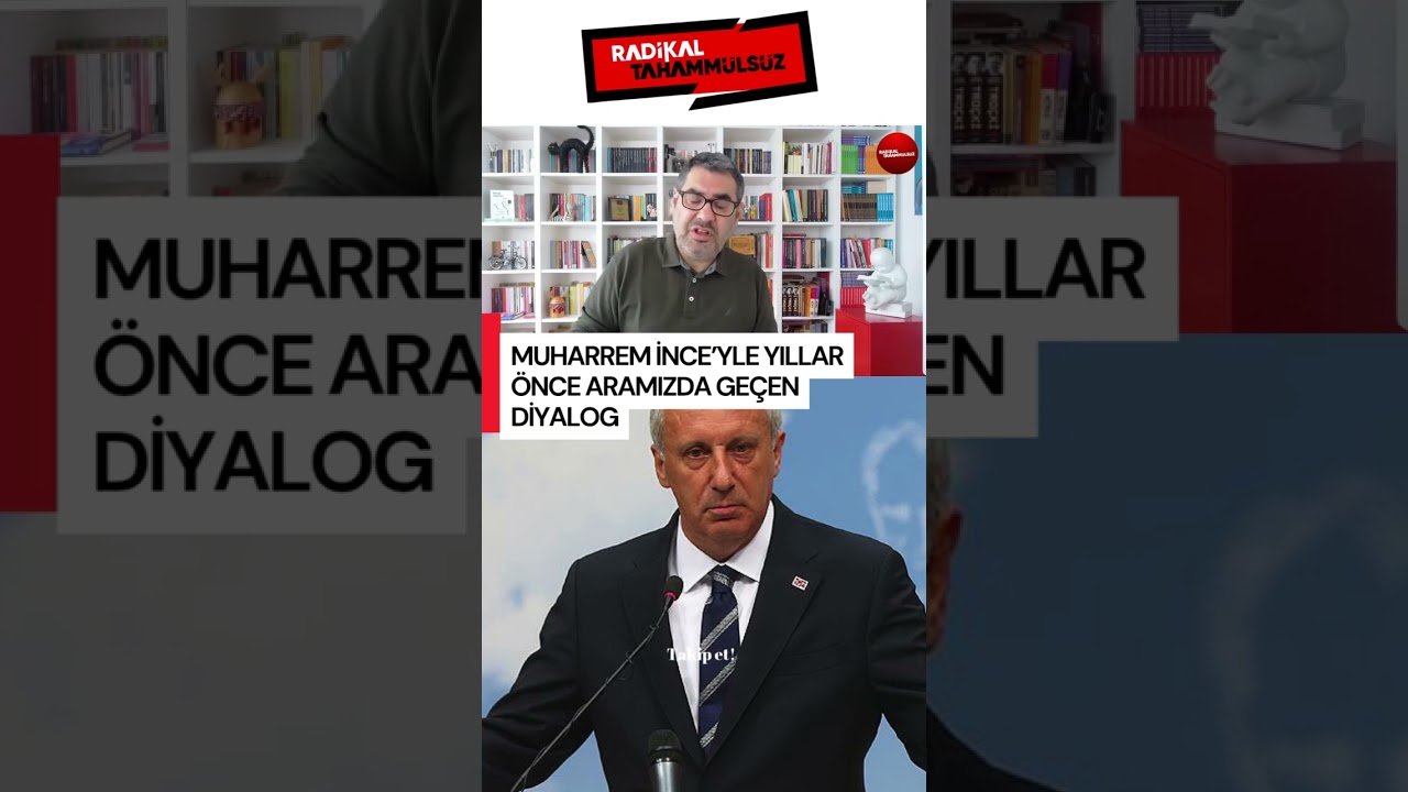 Muharrem İnce’yle yıllar önce aramızda geçen diyalog! İlk kez anlattım…