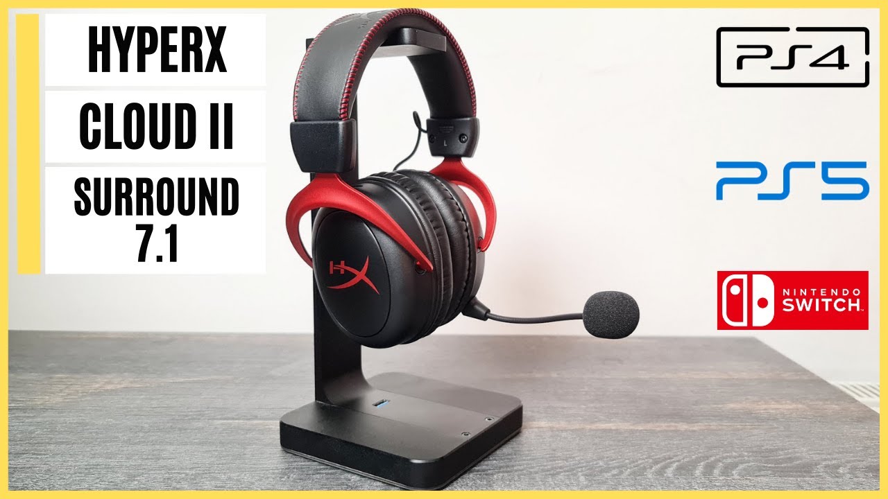 HyperX Cloud II : Casque Sans Fil PS4 PS5 PC Switch 🎧 - YouTube