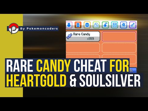 Rare Candy Cheat for Pokemon HeartGold and Soul Silver - 100