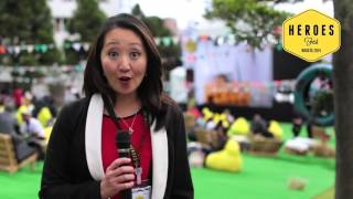 Rebeca Hwang inspirando en Héroes Fest 2015