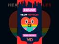 3D Heart Particle Cursor Animation | HTML CSS Project #mohitdecodes #project #shorts