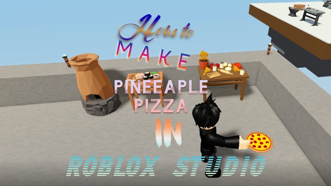 How to make pineapple pizza in Roblox Islands YouTube