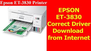 Epson ET-3830 Printer Drivers Download from Internet. Correct Printer Drivers for Epson ET-3830 screenshot 2