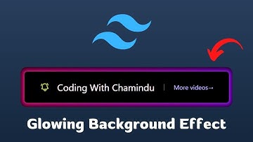 How to Make Glowing Background Gradient Effects using Tailwind CSS | Tailwind CSS Glowing Effects