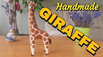 Handmade GIRAFFE 🦒 / Felt Safari Animal Toy / Home Decor / Personalized Gift