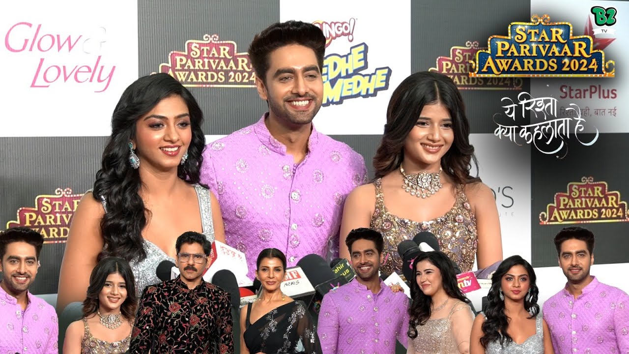 YRKKH  Cast & Crew Attended Star Parivaar Awards 2024 | Samriddhi Shukla | Rohit Purohit | Garvita