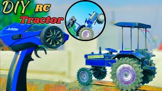 Part1 || DIY a RC Tractor toy at home || Amazing modificiation RC Tractor toy