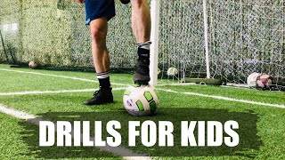 Soccer Drills For Kids - u6 / u8 / u10 / u12 | Soccer Drills | Dribbling, Passing, Shooting, and...