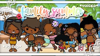 ೃ⁀➷ FAMILY SUMMER VACATION *GONE WRONG* 🧑‍🧑‍🧒‍🧒🏝️ || 🔊 *VOICED* || Toca Boca Tiktok Roleplay ✰ ✧˚
