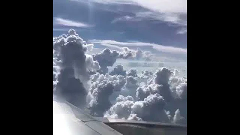 Amazing clouds view from Airplane #shorts