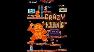 1981 [60fps] Crazy Kong Part II 520200pts
