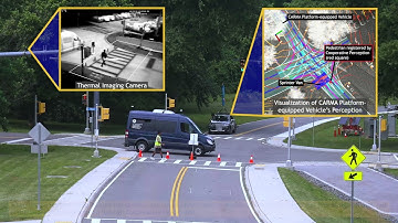 Cooperative Perception Scenario 1 – Pedestrian Crossing [Audio Described version]