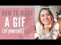 How to make a GIF of yourself for IG STORIES - In under a minute!