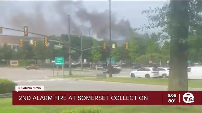 Somerset Collection fire extinguished; Troy fire reports no injuries