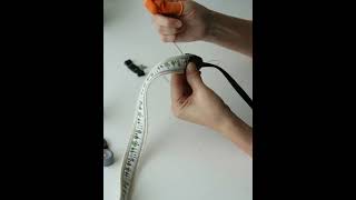 A simple tutorial on making a camera strap