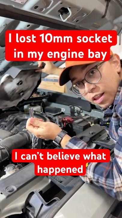 I lost my 10mm socket in my engine bay… this is what happened! - YouTube