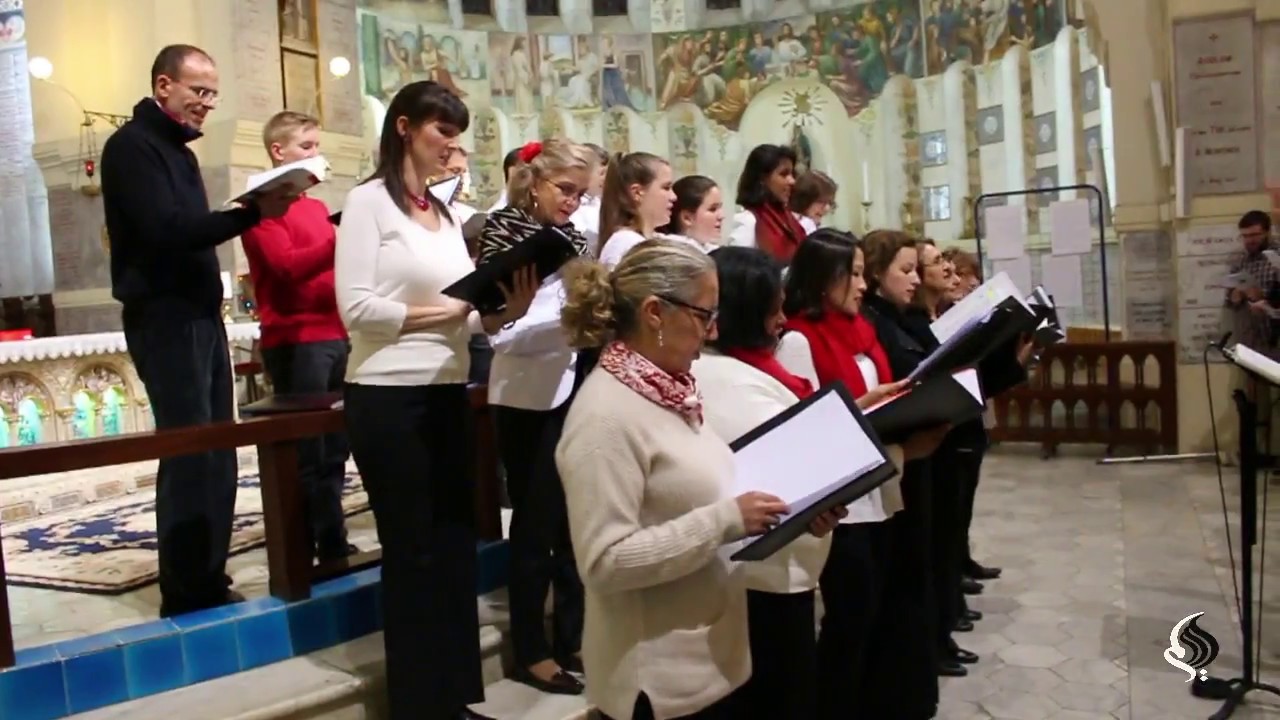 Chants de Noël à La Basilique Notre Dame d'Afrique. Alger