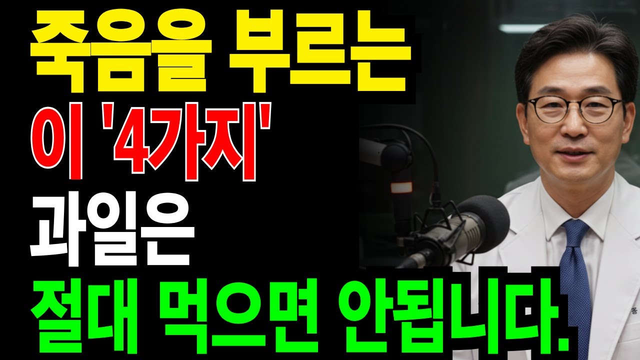 60세 이후 절대 먹으면 안되는 위험한 과일 4가지, 꼭 먹어야 할 과일 4가지 소개  | 노후건강 | 오디오북