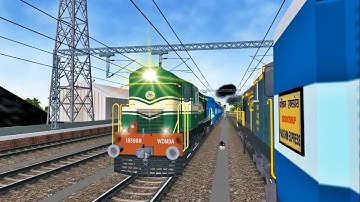 Mumbai CST Nagpur Nandigram Express in MSTS Open rails || Indian Train Simulator